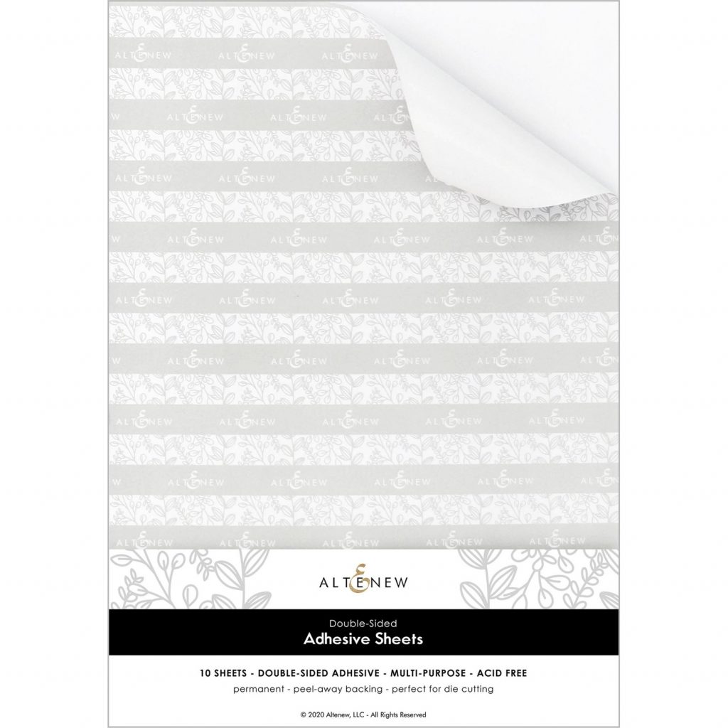 Double Sided Adhesives Sheets (10 Sheets) Crafted With Love and Roses