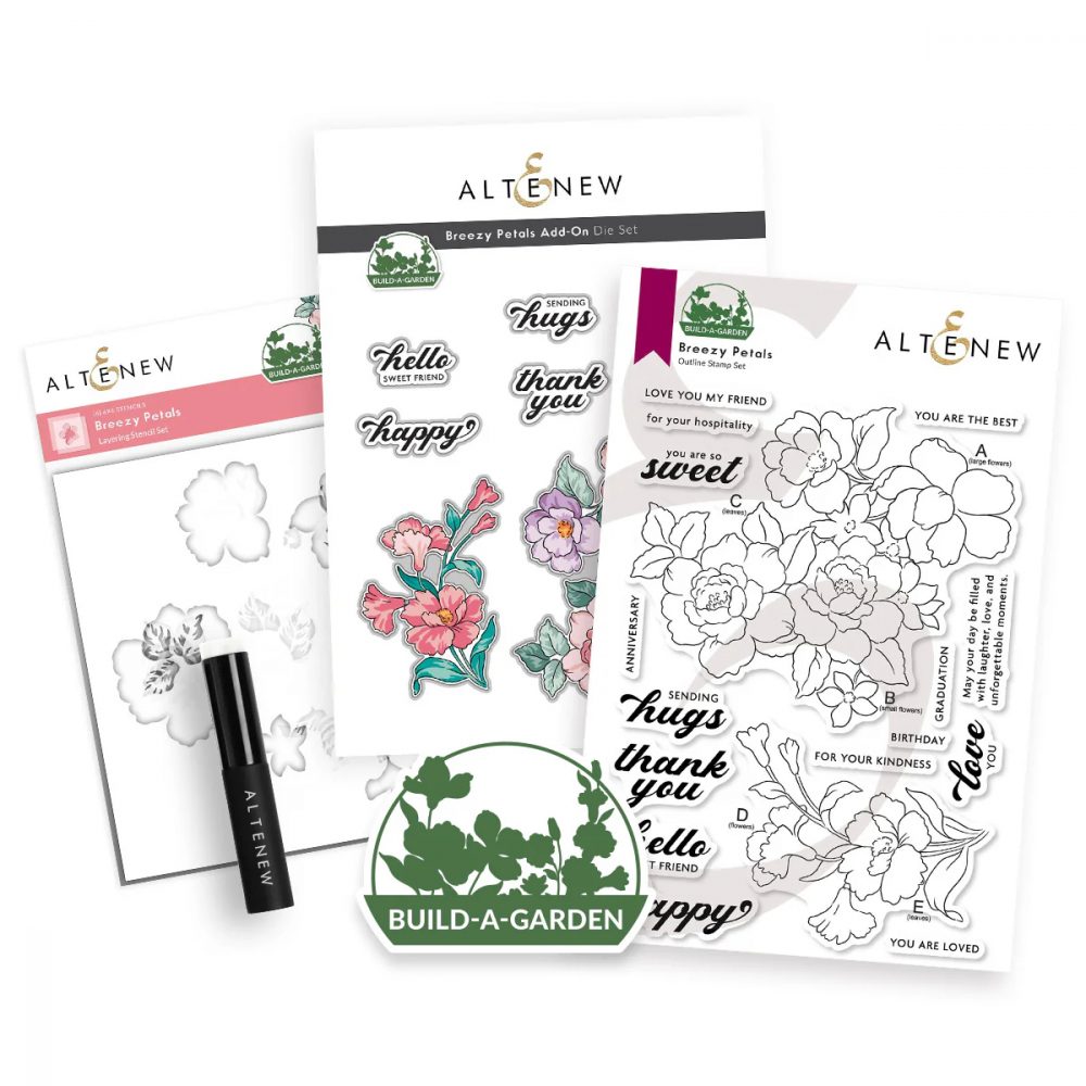 Build-A-Garden: Breezy Petals and Add-on Die Bundle