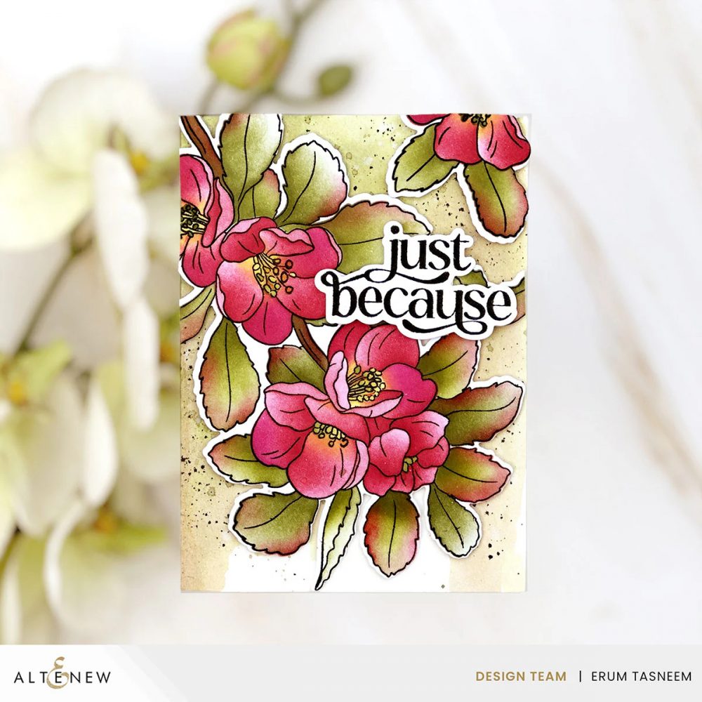 Build-A-Garden: Flowering Quince & Add-on Die Bundle - Image 3