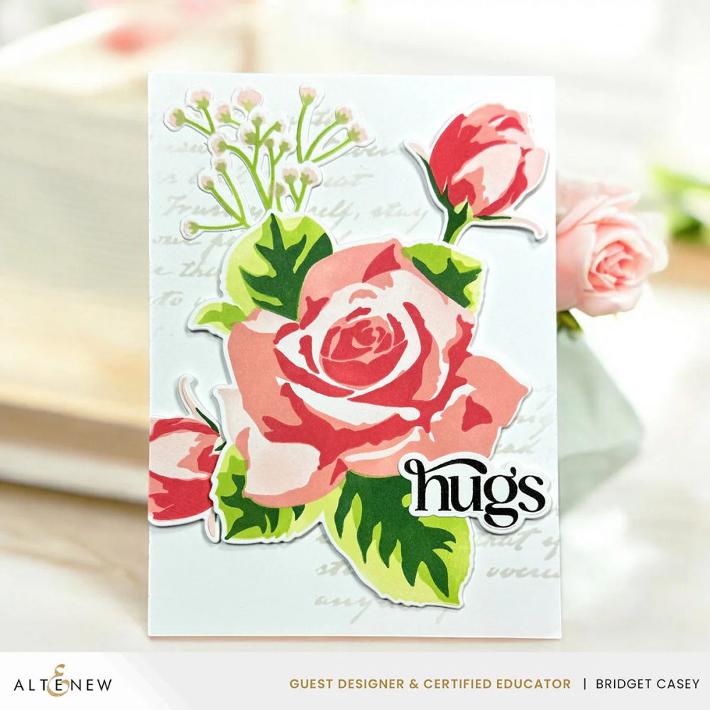 Stencil Art: Romantic Roses & Add-on Die Bundle - Image 3