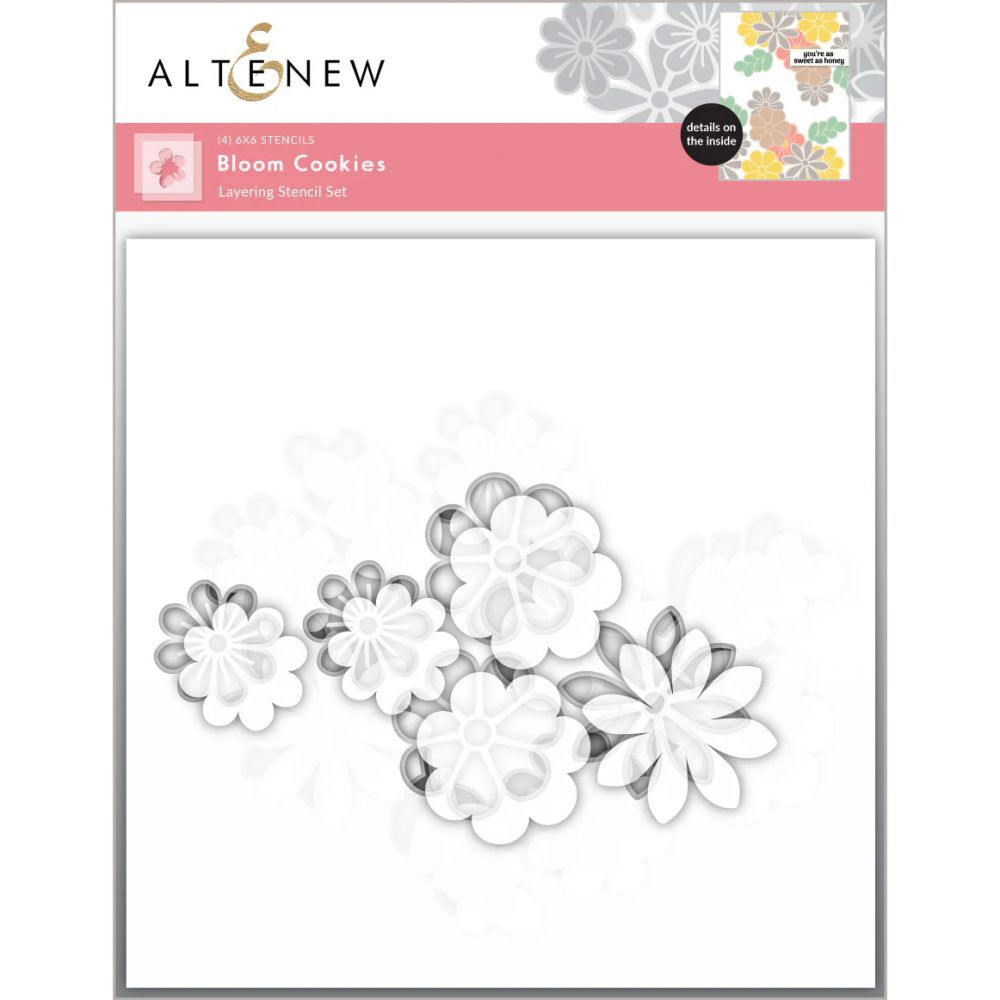 Bloom Cookies Layering Stencil Set (4 in 1)