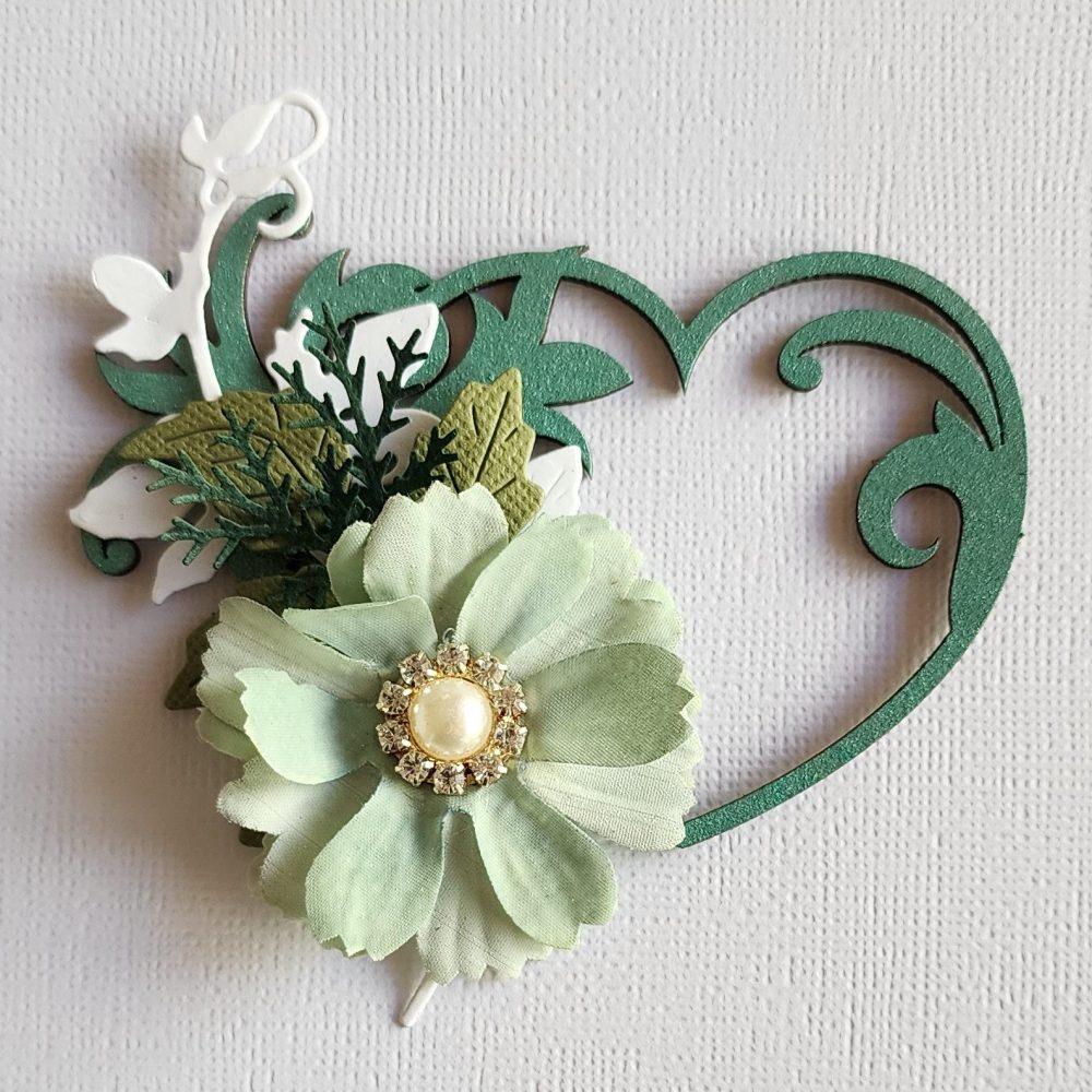 Heart Frame with Blossom