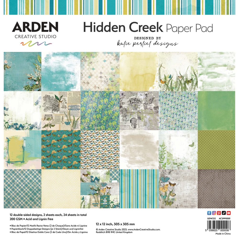 Hidden Creek Paper Pad 12 X 12