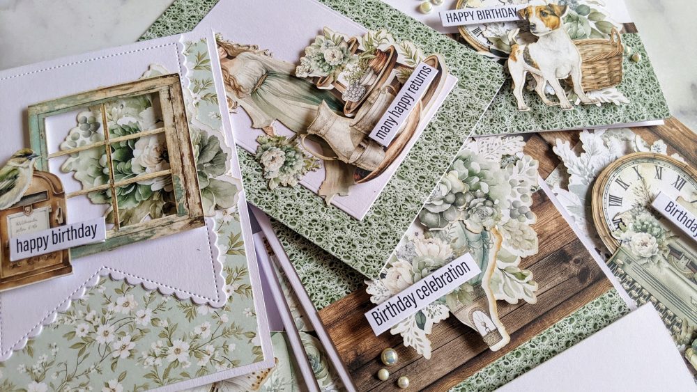 Card Kit - Rustic Charms 8 Cards