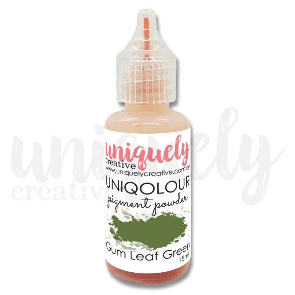 Uniqolour Pigment Powder - Gum Leaf Green