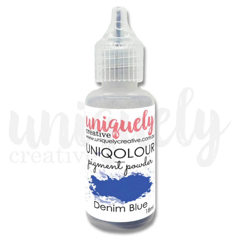 Uniqolour Pigment Powder - Denim Blue