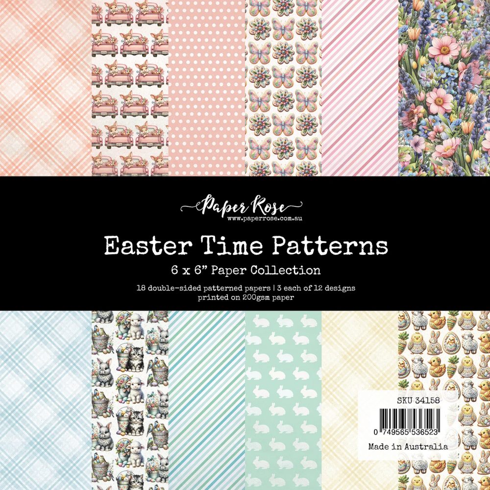 Easter Time Patterns 6x6 Paper Collection