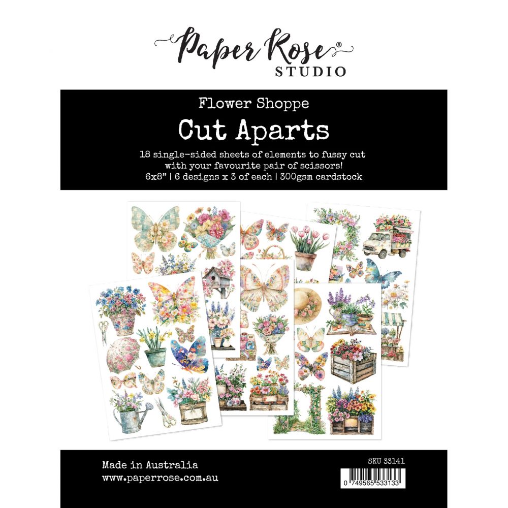 Flower Shoppe Cut Aparts Paper Pack